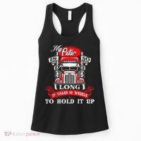My Peter Is So Long Semi Truck Driver Trucker Big Rig Women's Tank Top thumb 0