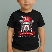 My Peter Is So Long Semi Truck Driver Trucker Big Rig Toddler T-Shirt thumb 2