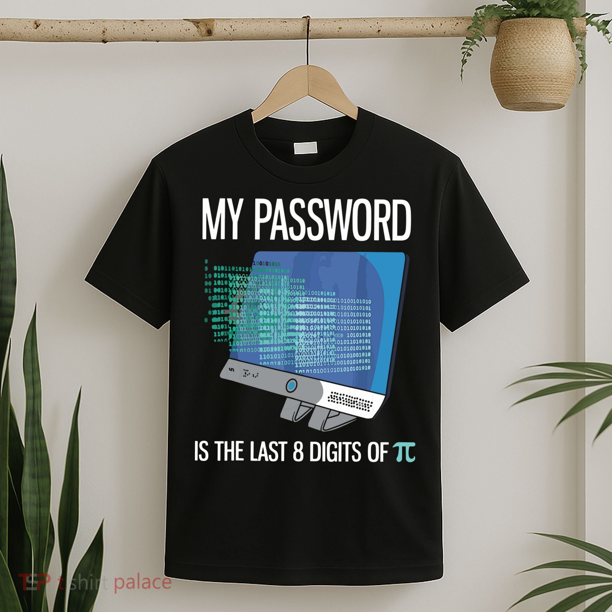 My Password Is The Last 8 Digits Of Pi Funny Programmer T-Shirt