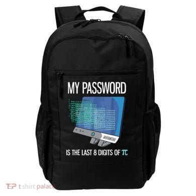 My Password Is The Last 8 Digits Of Pi Funny Programmer Backpack