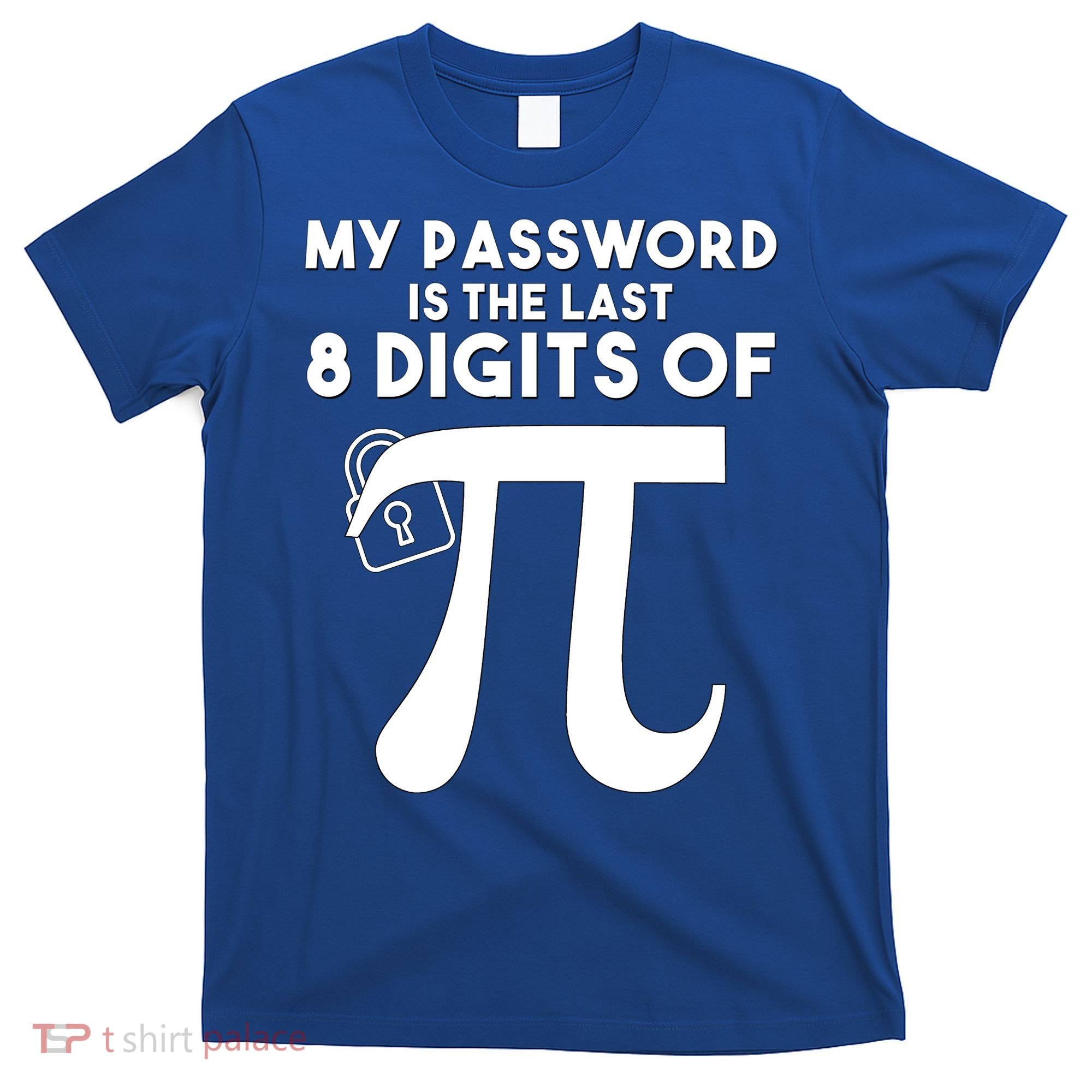 My Password Is The Last 8 Digits Of Pi Gift For Lovers T-Shirt