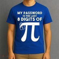 My Password Is The Last 8 Digits Of Pi Gift For Lovers T-Shirt thumb 3
