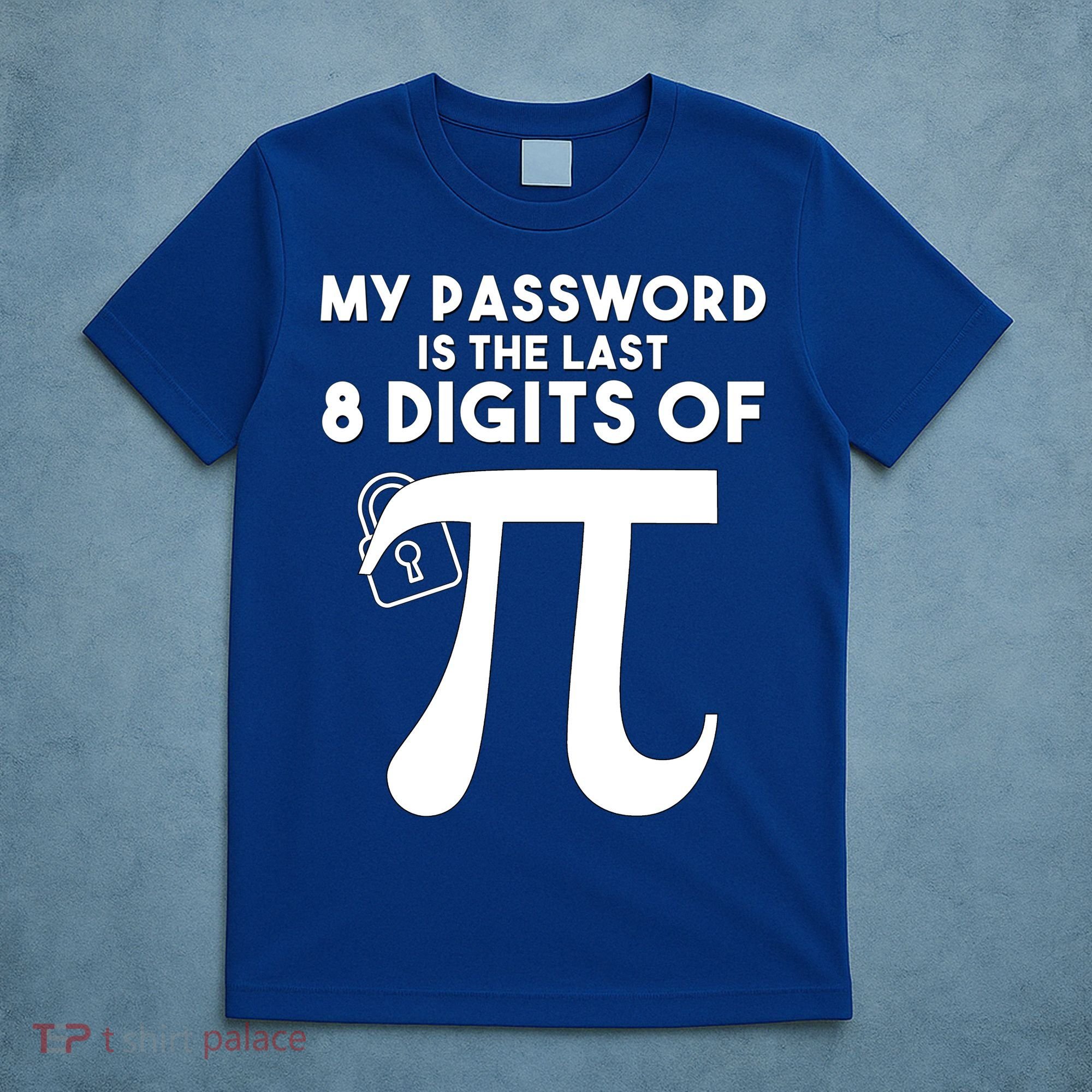 My Password Is The Last 8 Digits Of Pi Gift For Lovers T-Shirt