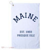 Maine Presque Isle Golf Towel thumb 0