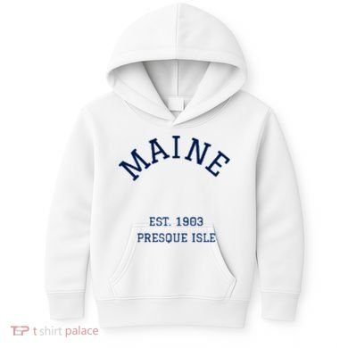 Maine Presque Isle Kids Hoodie