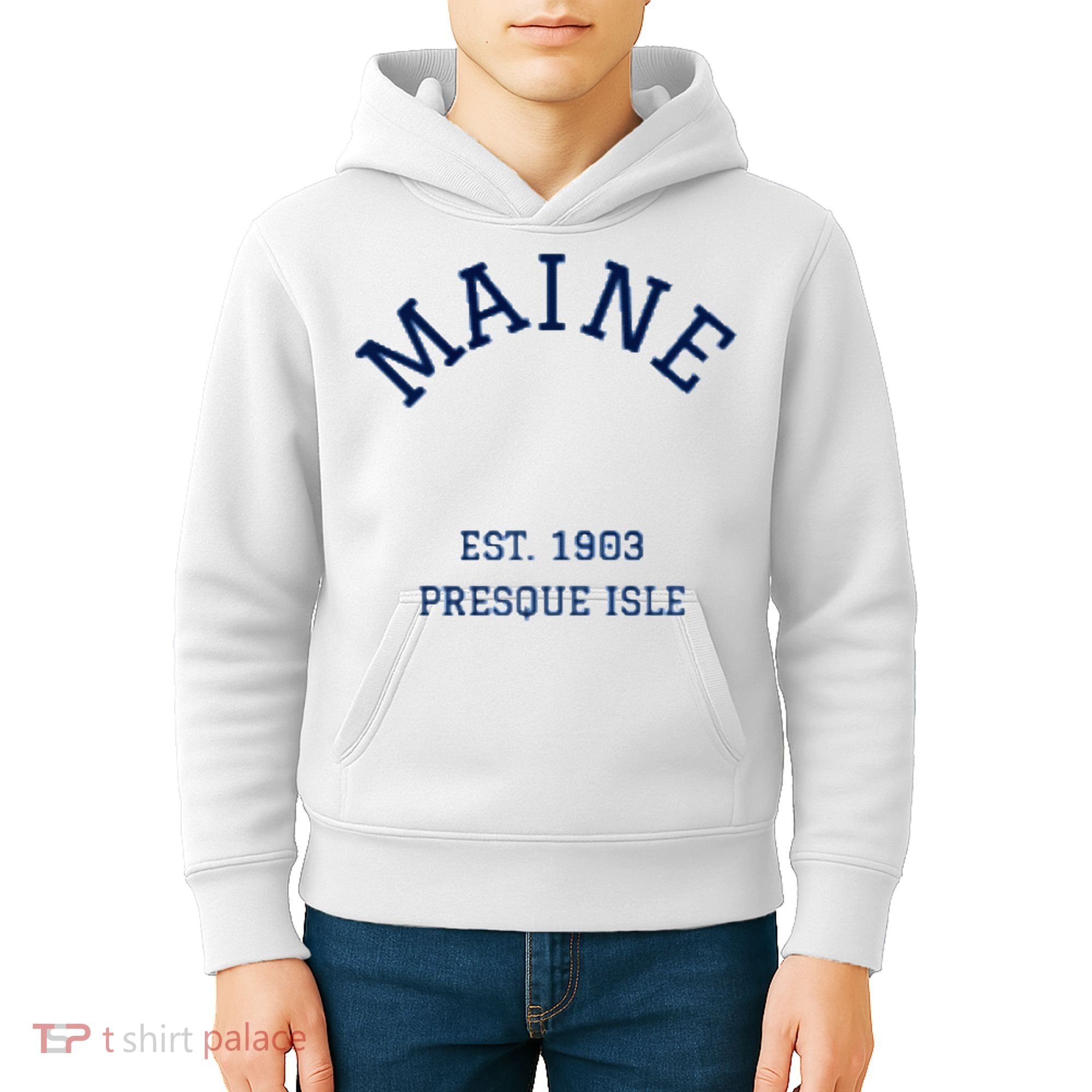 Maine Presque Isle Kids Hoodie