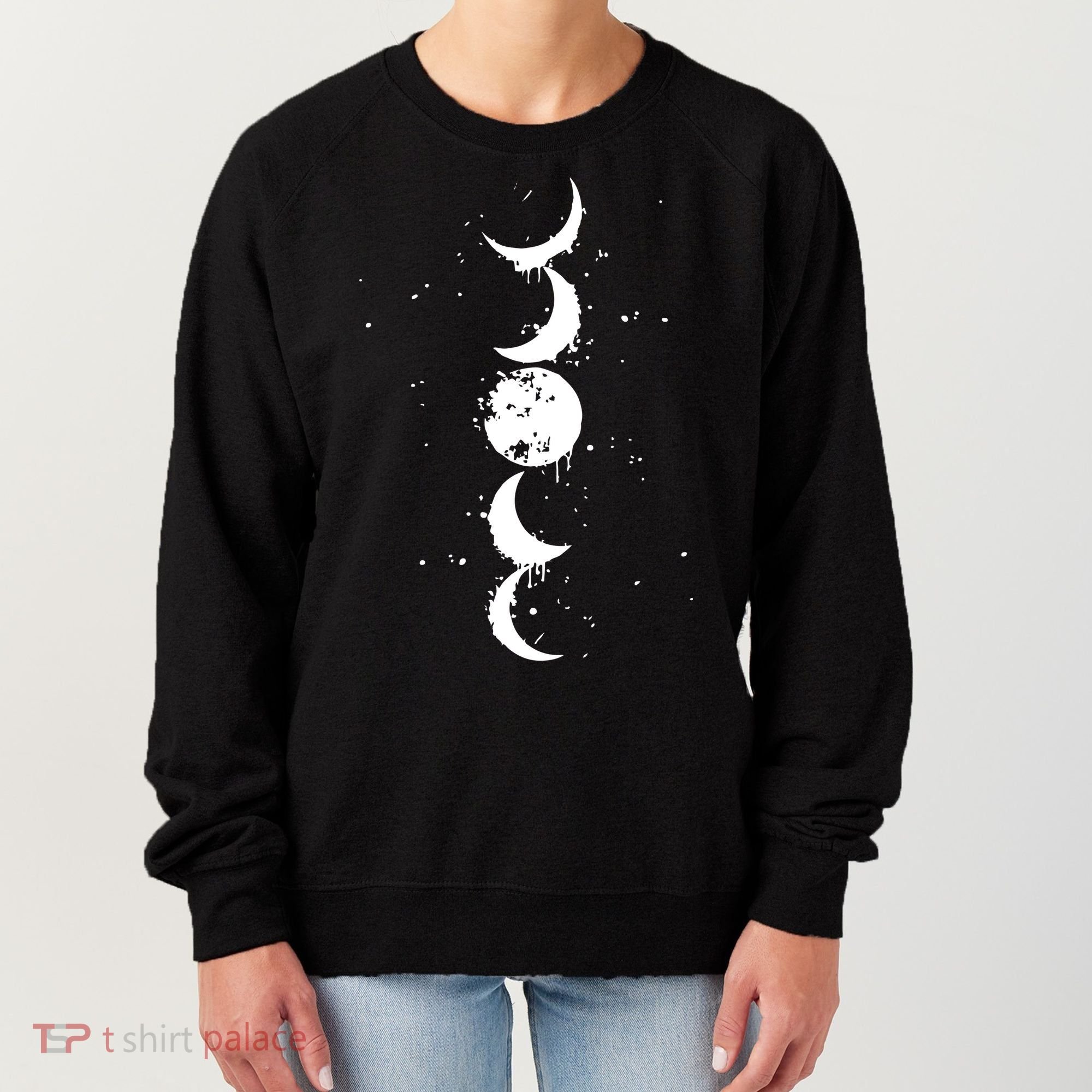 Moon Phase Jimin Tattoo Inspired Women's Sweatshirt