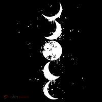 Moon Phase Jimin Tattoo Inspired Long Sleeve Shirt thumb 2