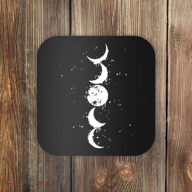 Moon Phase Jimin Tattoo Inspired Coaster