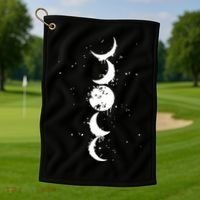 Moon Phase Jimin Tattoo Inspired Golf Towel thumb 1