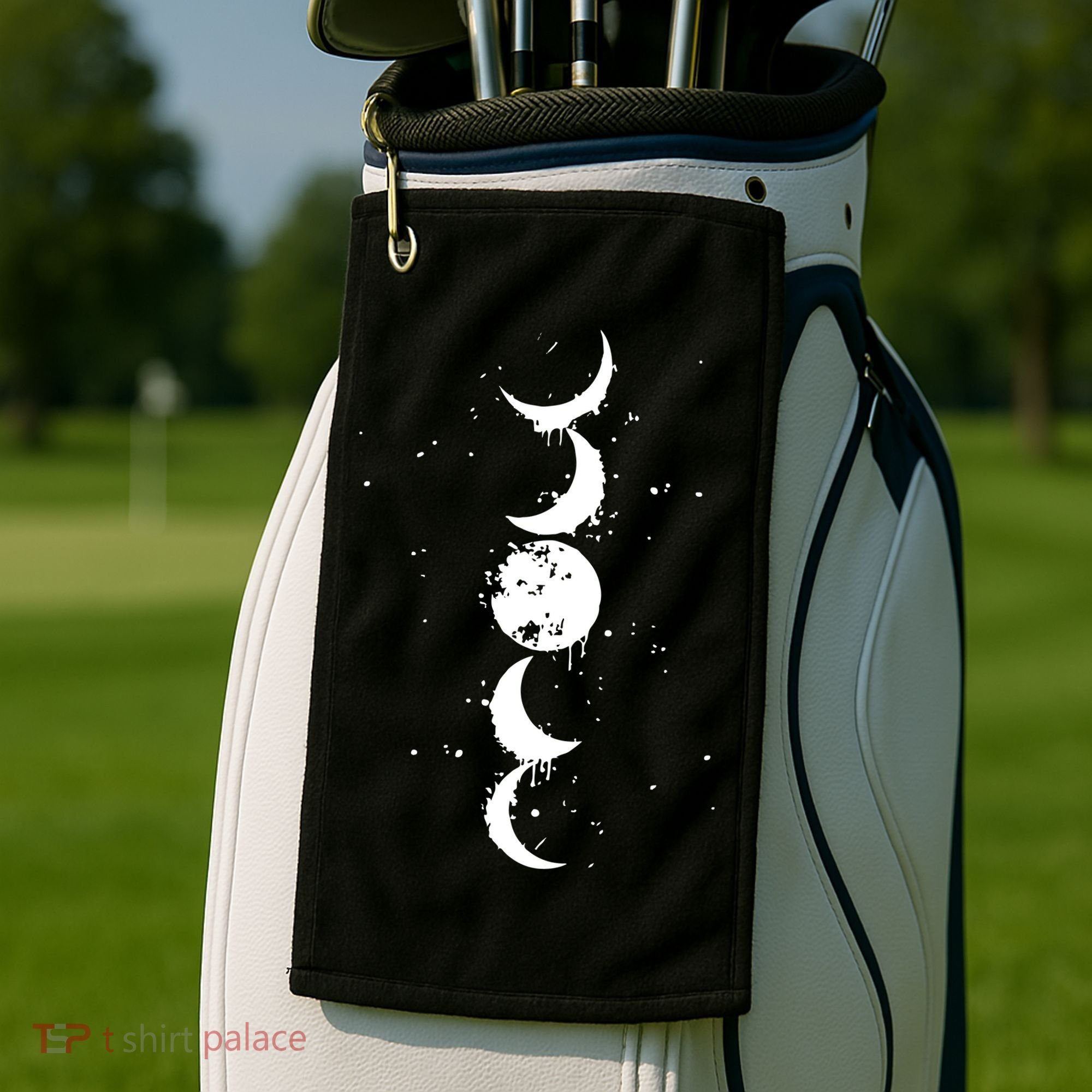 Moon Phase Jimin Tattoo Inspired Golf Towel