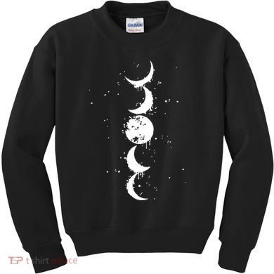 Moon Phase Jimin Tattoo Inspired Kids Sweatshirt