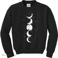 Moon Phase Jimin Tattoo Inspired Kids Sweatshirt thumb 0