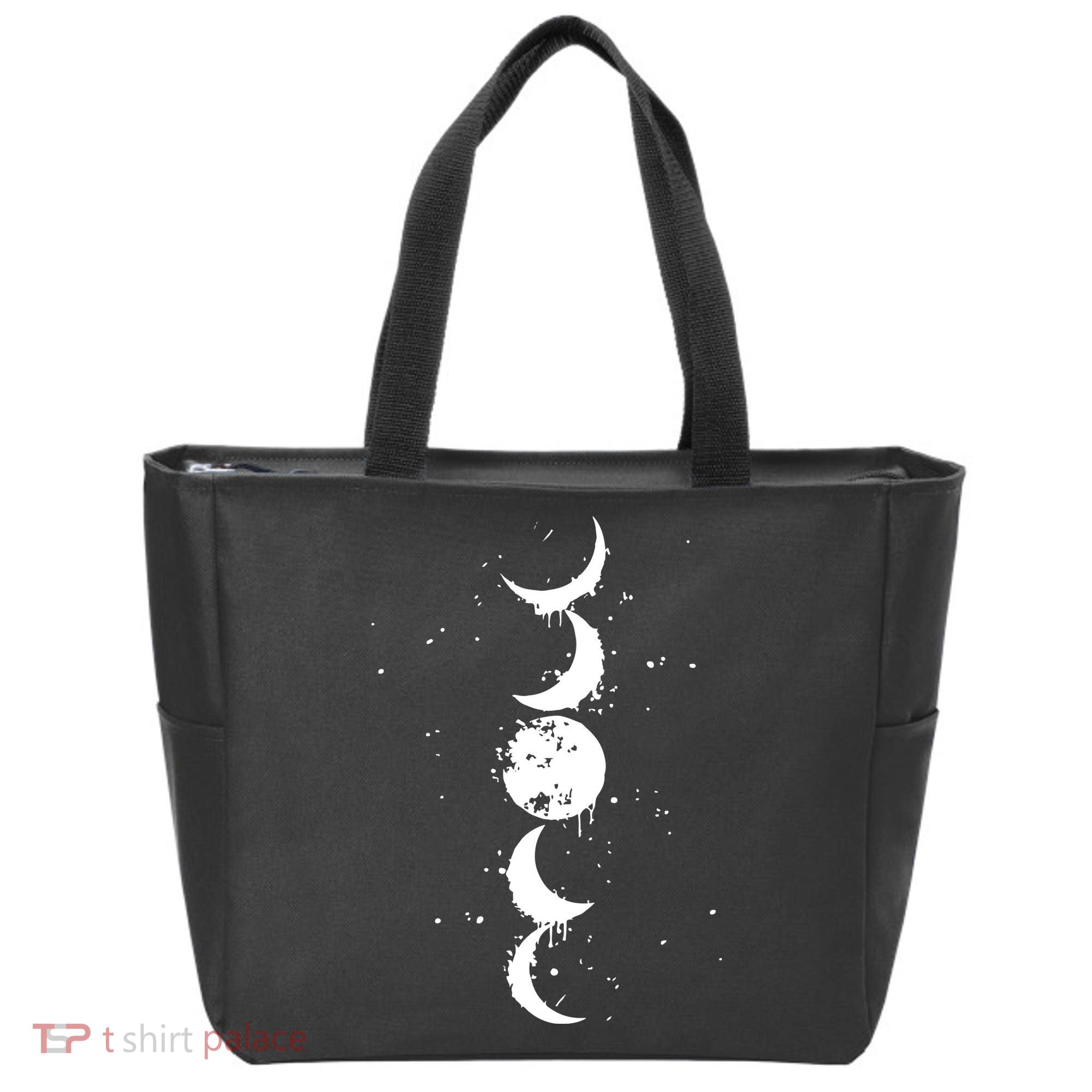 Moon Phase Jimin Tattoo Inspired Tote Bag
