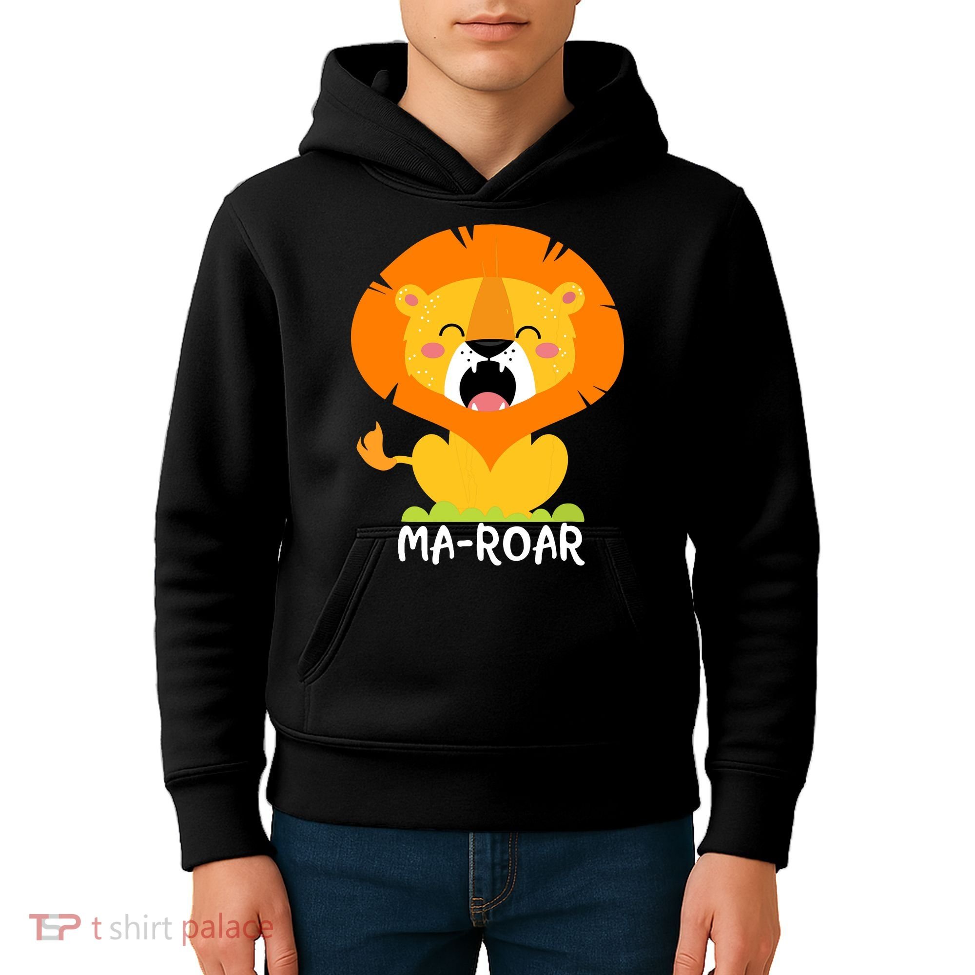 Maroar Passover Jewish Holiday Passover Lion Kids Hoodie