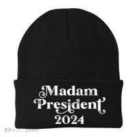 Madam President Kamala Harris 2024 Beanie thumb 0