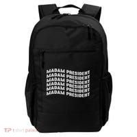 Madam President Kamala 2024 Backpack thumb 0