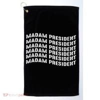Madam President Kamala 2024 Golf Towel thumb 0