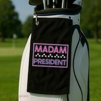 Madam President Kamala Harris 2024 Golf Towel thumb 2