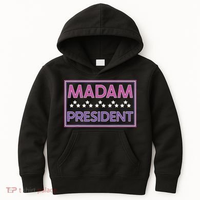 Madam President Kamala Harris 2024 Kids Hoodie