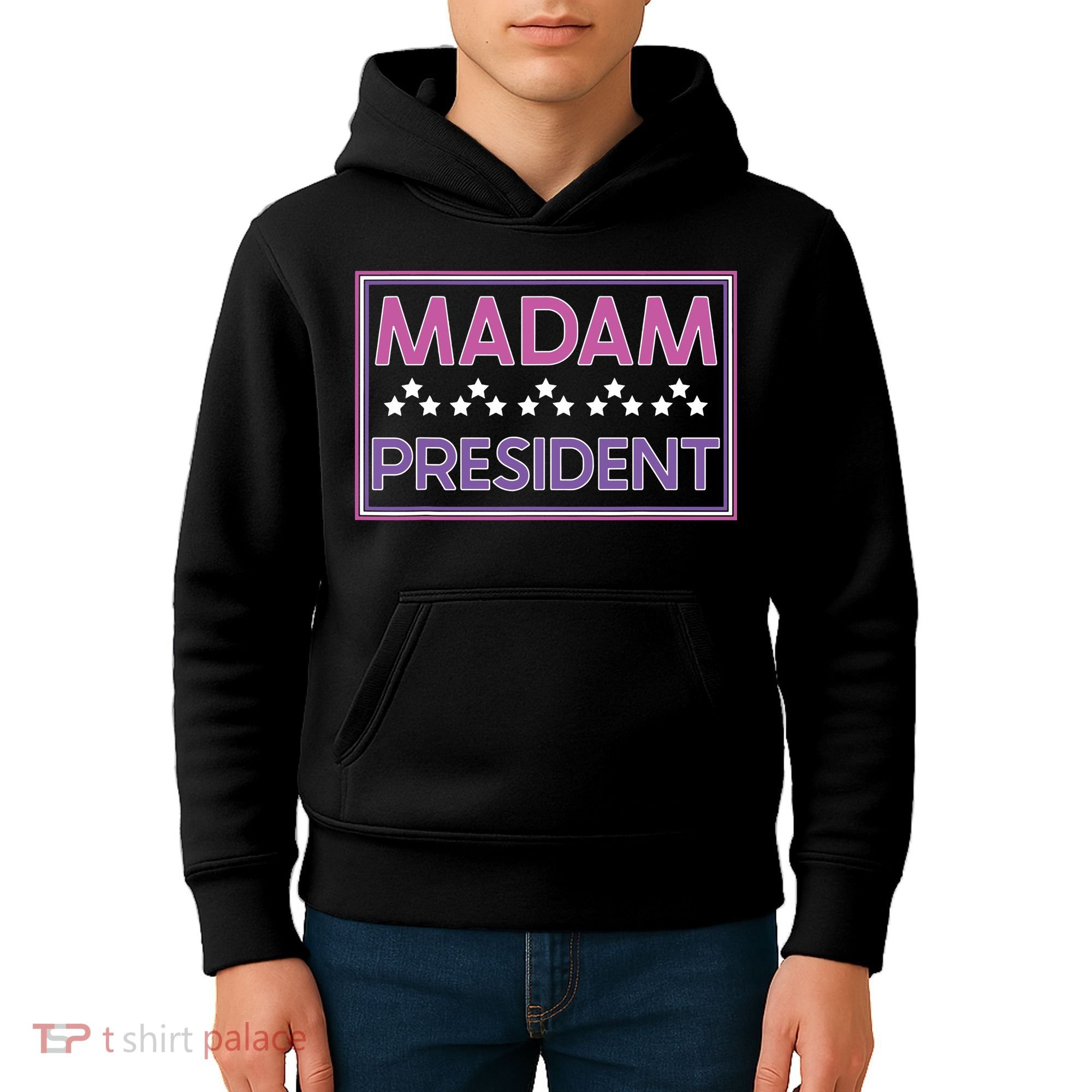 Madam President Kamala Harris 2024 Kids Hoodie