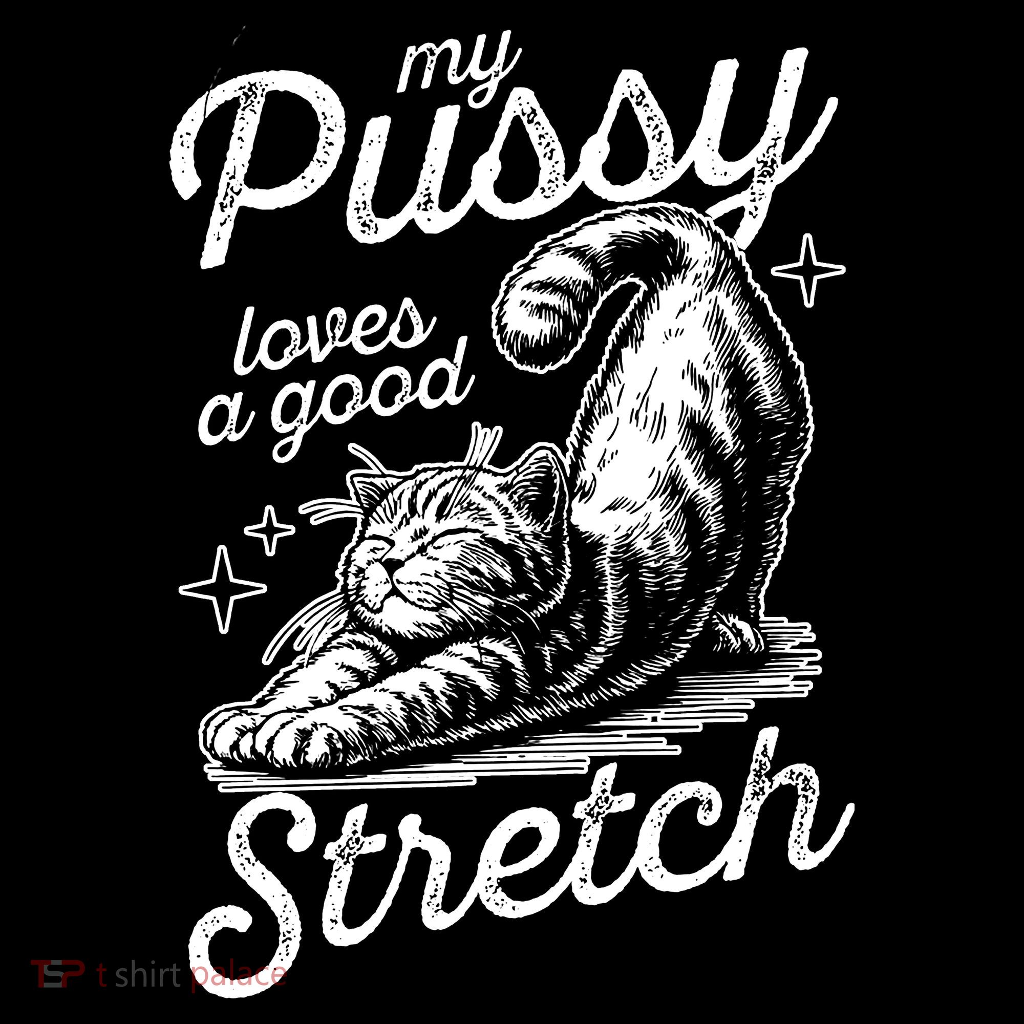 My Pussy Loves A Good Stretch Cat Women's Tank Top