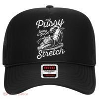 My Pussy Loves A Good Stretch Cat Hat thumb 0