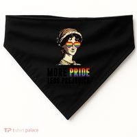 More Pride Less Prejudice Lgbt Gay Proud Ally Pride Month USA-Made Doggie Bandana thumb 0