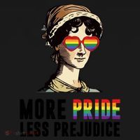 More Pride Less Prejudice Lgbt Gay Proud Ally Pride Month USA-Made Doggie Bandana thumb 2