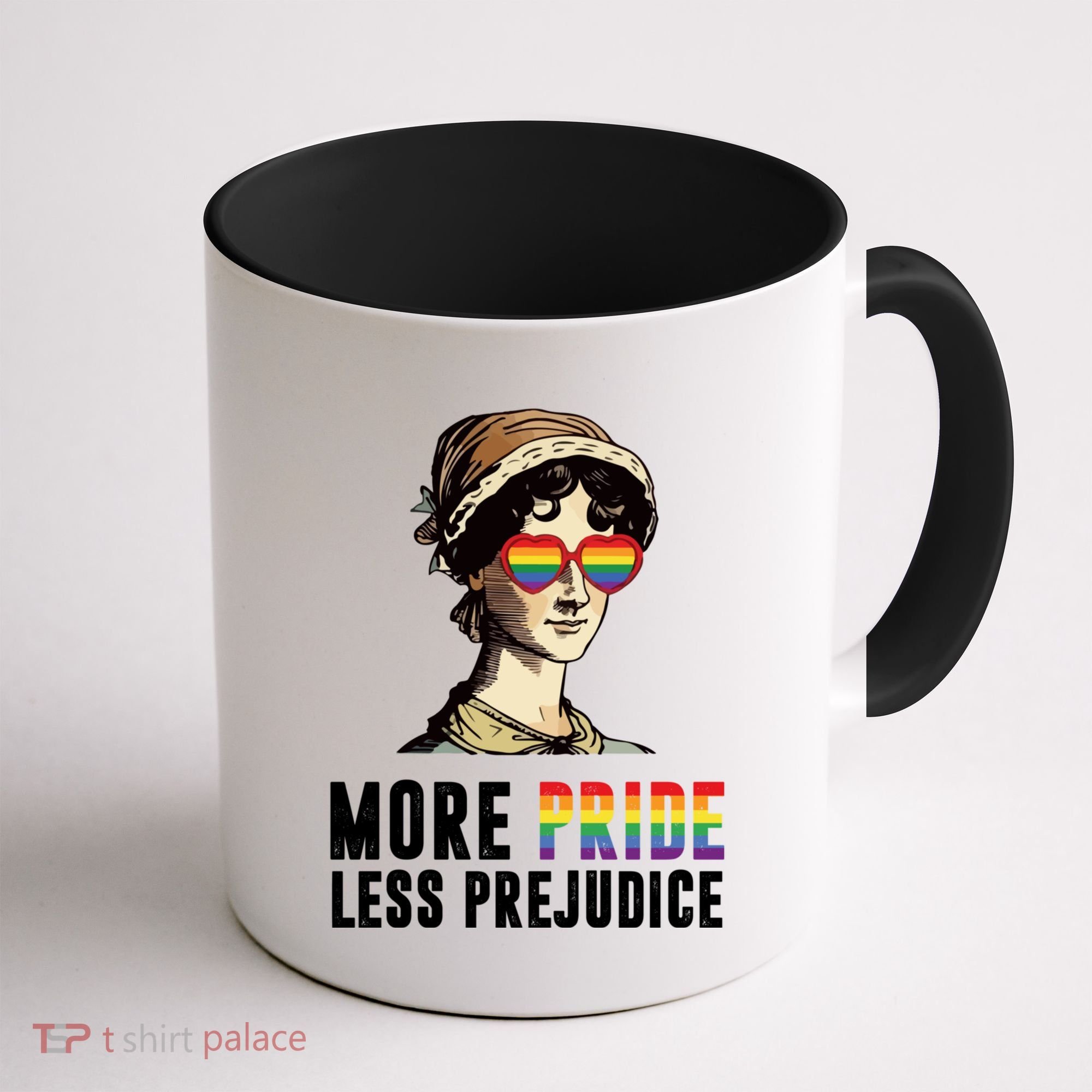 More Pride Less Prejudice Lgbt Gay Proud Ally Pride Month Coffee Mug