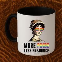 More Pride Less Prejudice Lgbt Gay Proud Ally Pride Month Coffee Mug thumb 2