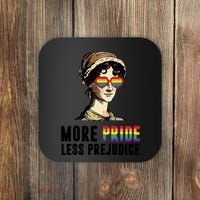 More Pride Less Prejudice Lgbt Gay Proud Ally Pride Month Coaster thumb 0