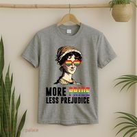 More Pride Less Prejudice Lgbt Gay Proud Ally Pride Month T-Shirt thumb 2