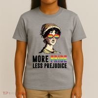 More Pride Less Prejudice Lgbt Gay Proud Ally Pride Month T-Shirt thumb 4