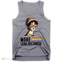 More Pride Less Prejudice Lgbt Gay Proud Ally Pride Month Tank Top thumb 0