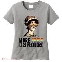 More Pride Less Prejudice Lgbt Gay Proud Ally Pride Month Women's T-Shirt thumb 0