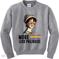 More Pride Less Prejudice Lgbt Gay Proud Ally Pride Month Kids Sweatshirt thumb 0