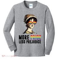 More Pride Less Prejudice Lgbt Gay Proud Ally Pride Month Kids Long Sleeve Shirt thumb 0