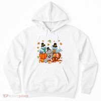 Manatee Pumpkin Leopard Buffalo Plaid Fall Thanksgiving Hoodie thumb 0