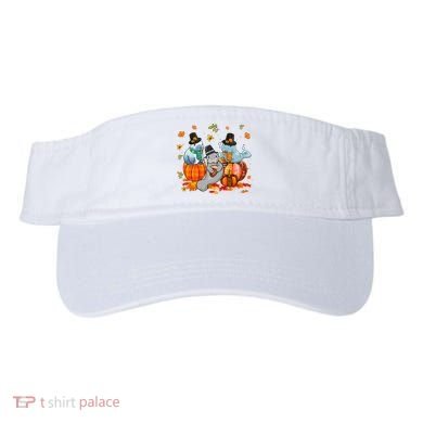 Manatee Pumpkin Leopard Buffalo Plaid Fall Thanksgiving Visor