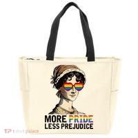 More Pride Less Prejudice Tote Bag thumb 0