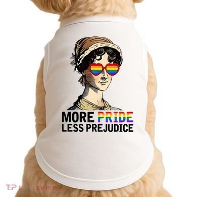 More Pride Less Prejudice Doggie Tank