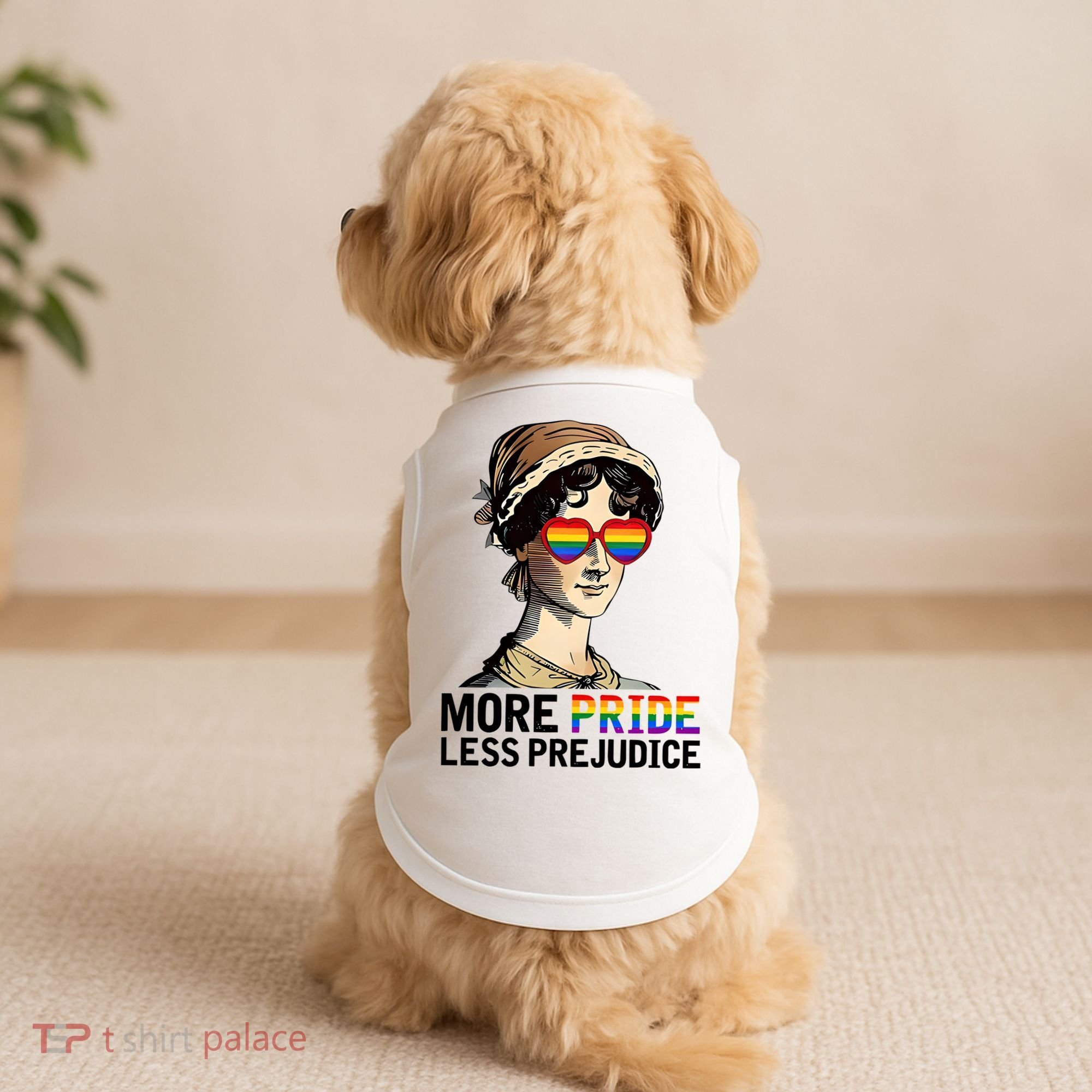 More Pride Less Prejudice Doggie Tank