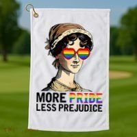 More Pride Less Prejudice Golf Towel thumb 1