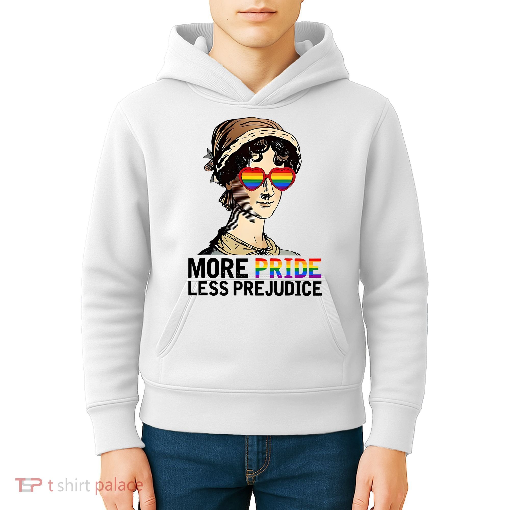 More Pride Less Prejudice Kids Hoodie