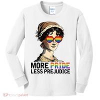 More Pride Less Prejudice Kids Long Sleeve Shirt thumb 0