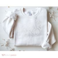Monstera Plant Lady Botanical Plant Mama Crewneck  Sweatshirt thumb 2