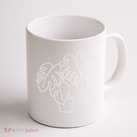 Monstera Plant Lady Botanical Plant Mama Crewneck  Coffee Mug thumb 1