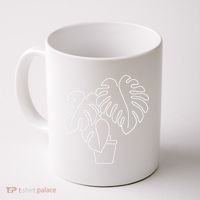 Monstera Plant Lady Botanical Plant Mama Crewneck  Coffee Mug thumb 0