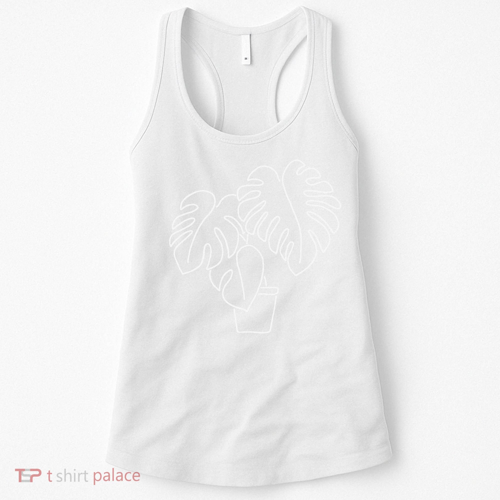 Monstera Plant Lady Botanical Plant Mama Crewneck  Women's Tank Top
